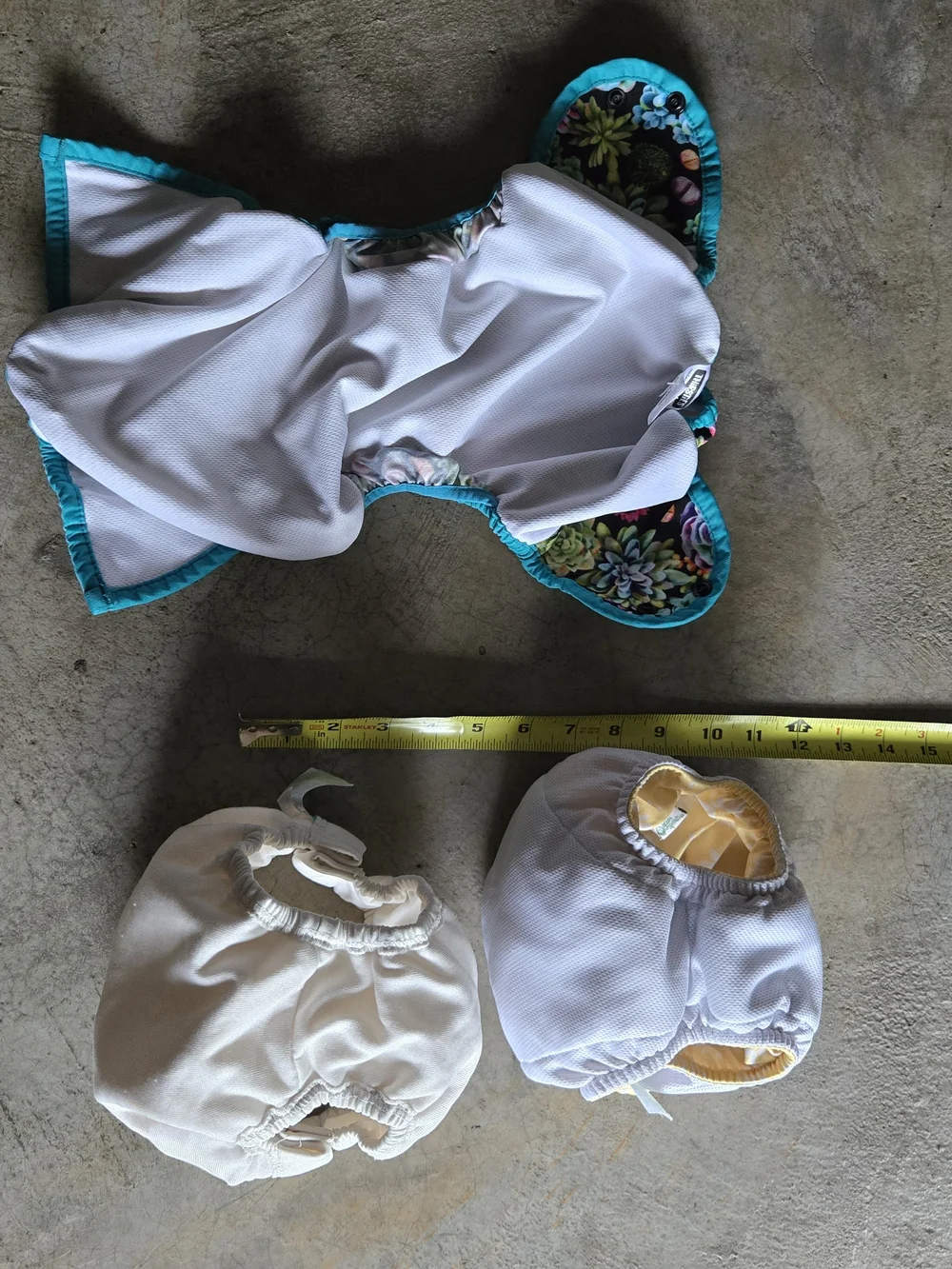 2 For $15 Kids Swim Diaper Set Thirsties Charlie Banana Green Sprouts 3T 4T XL